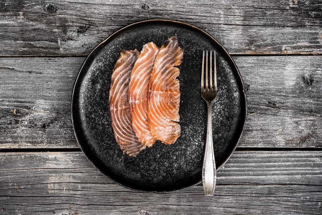 Gravlax z łososia 