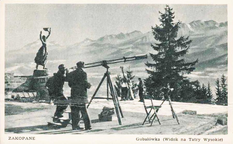 Zakopane - widok na Tatry z Gubalowki