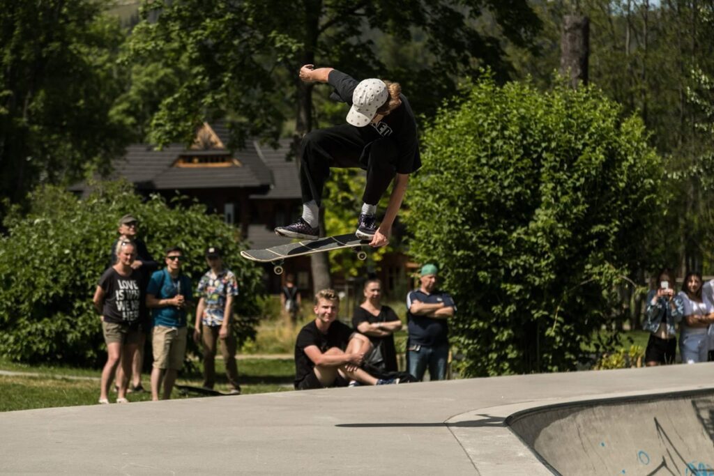Deskorolka pod Tatrami