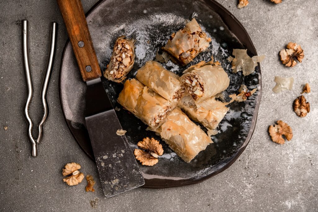 Rumowa baklawa z anyżem