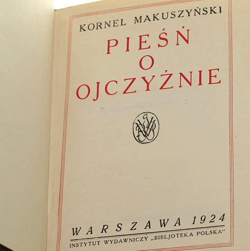 Spotkanie wokół poematu Kornela Makuszyńskiego „Pieśń o Ojczyźnie”