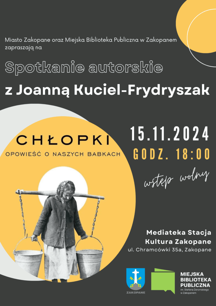 Spotkanie autorskie z Joanną Kuciel-Frydryszak