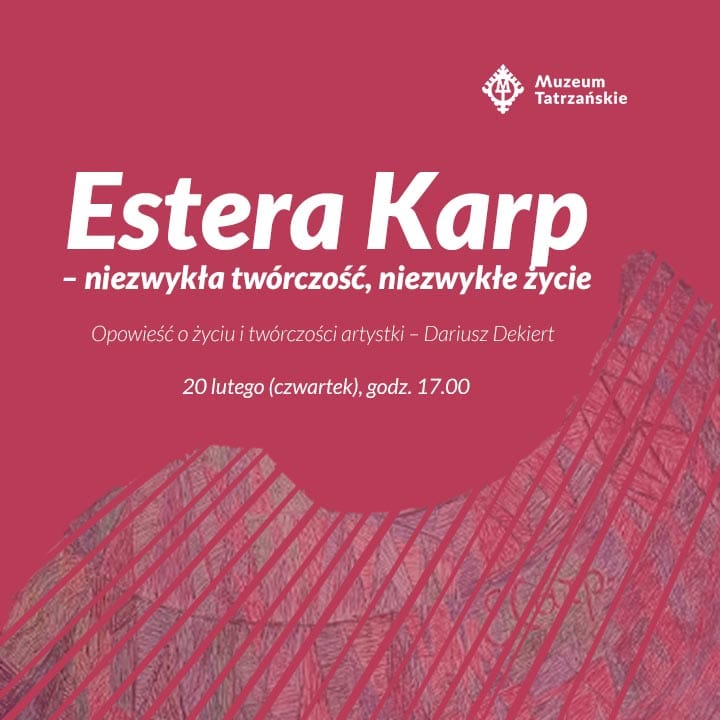 Spotkanie „Estera Karp – niezwykła twórczość, niezwykłe życie”
