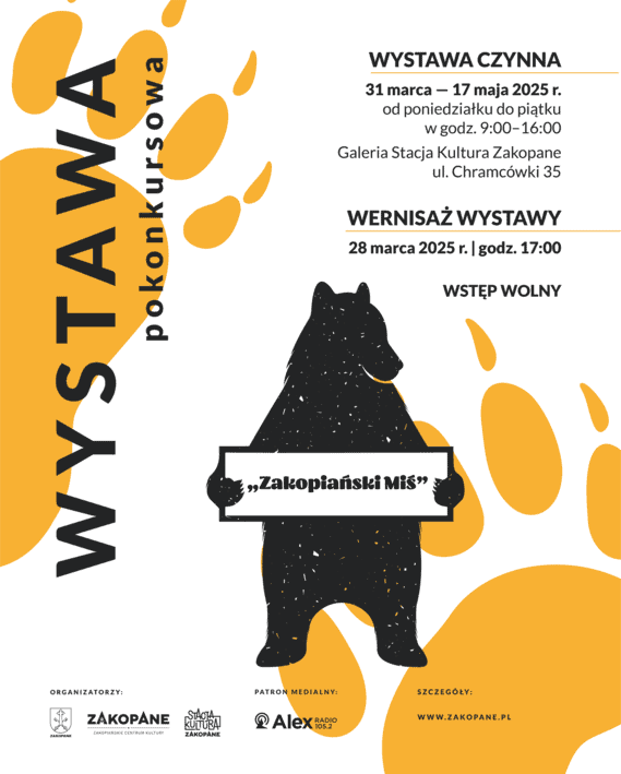 Wernisaż wystawy pokonkursowej „Zakopiański Miś”