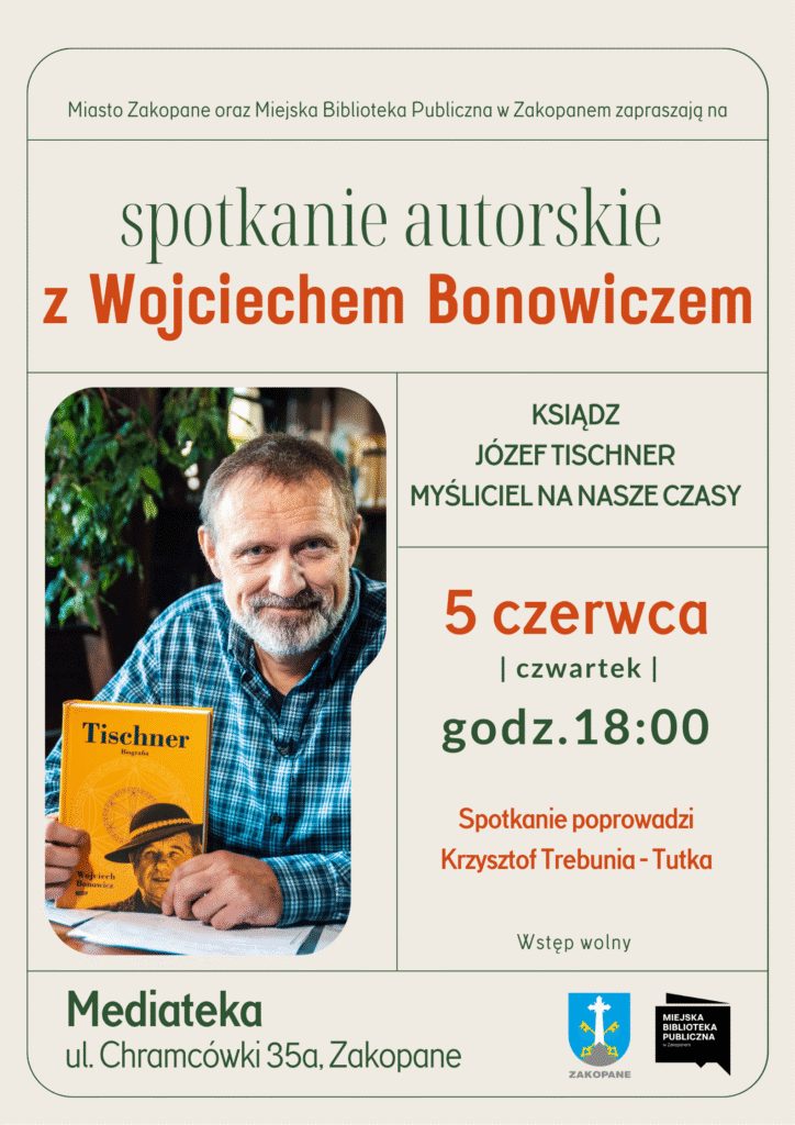 Spotkanie autorskie z Wojciechem Bonowiczem