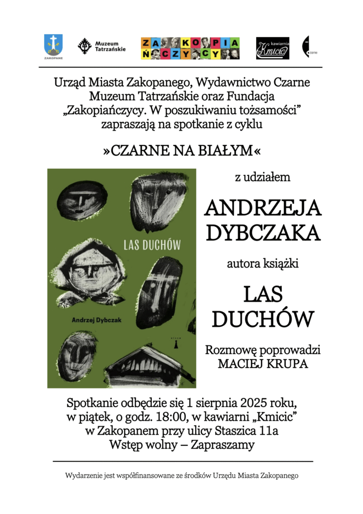 Spotkanie z Andrzejem Dybczakiem w ramach cyklu „Czarne na białym”