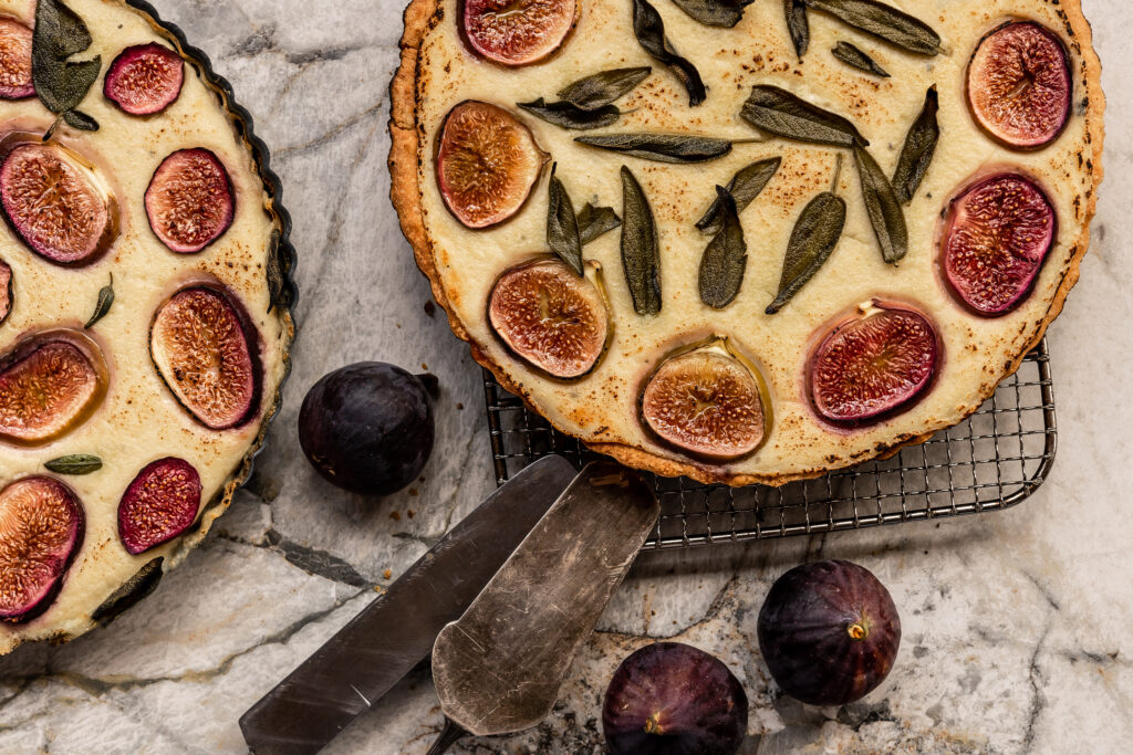 Tarta serowa z figami
