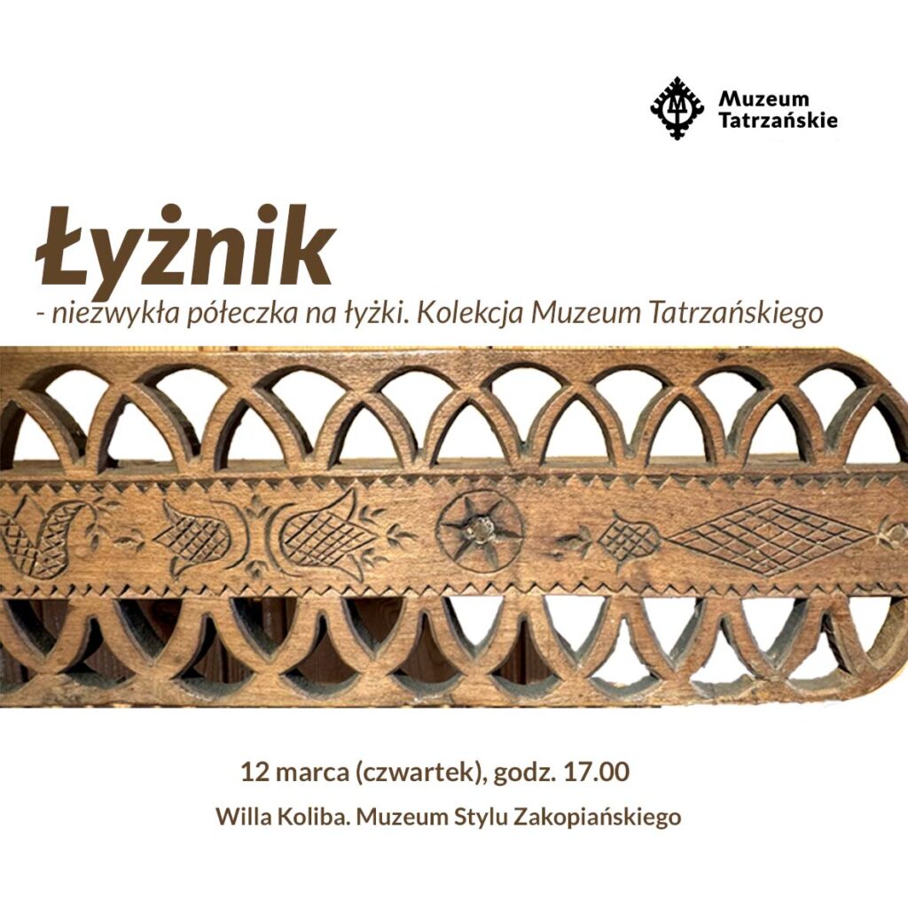 Łyżnik – niezwykła półeczka na łyżki z kolekcji Muzeum Tatrzańskiego