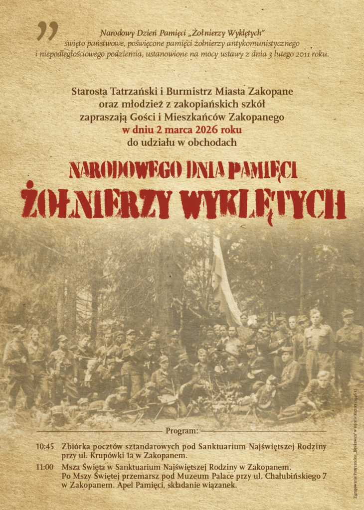 Dzień Pamięci Żołnierzy Wyklętych 2026