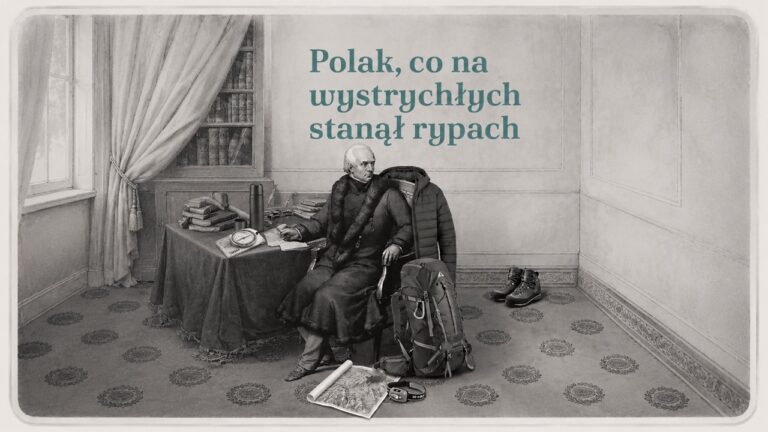 „Polak, co na wystrychłych stanął rypach” – wystawa o Staszicu w TPN — plakat wystawy