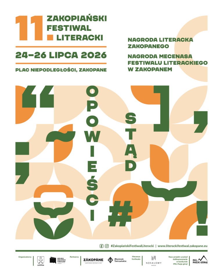 11. Zakopiański Festiwal Literacki — plakat