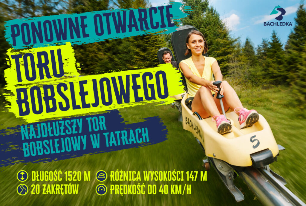 Tor bobslejowy w ośrodku Bachledka w Dolinie Bachledzkiej