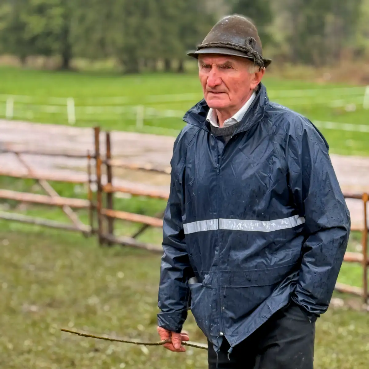 Baca Józef Słodyczka w bacówce w Dolinie Kościeliskiej
