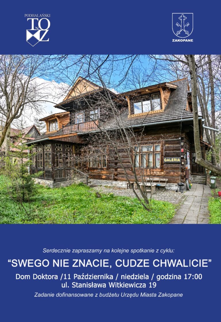 Dom Doktora – zwiedzanie willi z opowieścią o jej historii — plakat